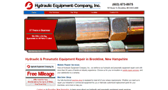 Desktop Screenshot of hydraulicequipmentne.com